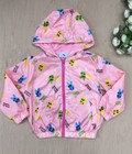 Hình ảnh: KM4706.3 Áo gió mũ 2 lớp bé gái, hiệu Kidsmoon, size 2 7, r/6