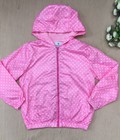 Hình ảnh: KM4707 Áo gió mũ 2 lớp bé gái, hiệu Kidsmoon, size 8 12, r/5