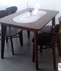 Hình ảnh: Bộ bàn ăn gỗ 4 ghế Chili - TAHQ