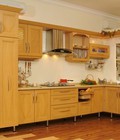 Hình ảnh: Tủ bếp gỗ tự nhiên cao cấp - HTB65