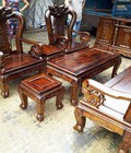 Hình ảnh: Bộ Bàn Ghế Phòng Khách Quốc Đào ( Gỗ Tràm Lõi)