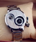 Hình ảnh: Đồng Hồ kim loại 2 Máy cực lạ