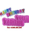 Hình ảnh: Khuôn Silicon Happy Birthday