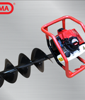Hình ảnh: Máy khoan đất OSHIMA 2PS. Máy khoan lỗ trồng trụ cây tiêu , thăng long .....