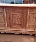 Hình ảnh: Tủ thờ chạm tam đa còn nguyên mộc chưa sơn