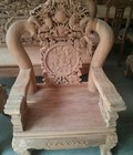 Hình ảnh: Bộ bàn ghế chạm rồng tinh xảo 