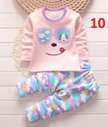Hình ảnh: Bộ thu đông lót nỉ chất đẹp dày dặn. Size 90,100,110,120 cho bé từ 12g 18kg