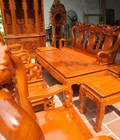 Hình ảnh: Bộ bàn ghế chạm khắc Minh Quốc Đào cột 10 và 12