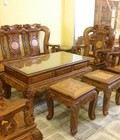 Hình ảnh: Mẫu bàn ghế gỗ phòng khách, chạm đẹp , công phu tại quận 9