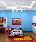 Hình ảnh: Phòng ngủ ô tô đỏ cho bé trai - PNT.016