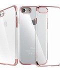 Hình ảnh: Ốp lưng trong suốt viền màu baseus glitter iphone 7
