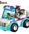 Hình ảnh: Đồ chơi trẻ em Bộ xếp hình Xe cấp cứu thú cưng Mã SP: 230270