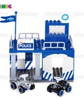 Hình ảnh: Bộ ráp hình trụ sở và xe cảnh sát Big Mã SP: 221290