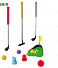 Hình ảnh: Bộ túi 3 gậy, bóng và lỗ golf mút cao su Mã SP: 250090