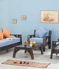 Hình ảnh: Sofa gỗ óc chó