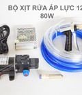 Hình ảnh: Bộ rửa xe mini 12V 80W Súng áp lực  