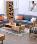 Hình ảnh: sofa gỗ sồi tự nhiên hiện đại 