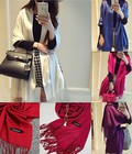 Hình ảnh: Khăn Cashmere hot hit 100k, Khăn choàng 2 mặt loại 1 giá 180k