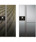 Hình ảnh: Còn hàng Tủ lạnh SBS HItachi R-M70AGPGV4X màu gương,màu vân sóng 3D