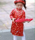 Hình ảnh: Áo dài gấm cho bé yêu. Mũ H M cho bé cực phong cách. Giá hạt dẻ ạ