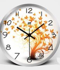 Hình ảnh: Đồng hồ treo tường trang trí DT015 họa tiết cây 