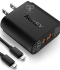 Hình ảnh: Sạc Aukey 2 Cổng 36W Tích Hợp Sạc Nhanh QC 2.0