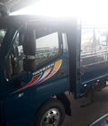 Hình ảnh: Xe tải thaco 2 tấn 4 Ollin345 chạy vô thành phố thùng mui bạt bửng màu xanh dương