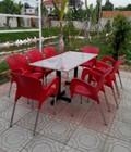 Hình ảnh: bộ ghế nhựa caffe giá rẻ 