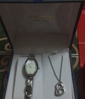 Hình ảnh: Giftset : đồng hồ nữ mặt công nghệ ngọc trai và dây chuyền.