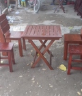 Hình ảnh: bàn ghế gỗ quán nhậu cũ thanh lý