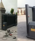 Hình ảnh: Cổng xếp trượt tự động bằng hợp kim nhôm dày tới 4ly
