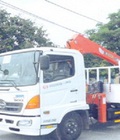 Hình ảnh: Xe tải hino fc9jj gắn cẩu unic 4 tấn tải 5 tấn thùng dài 5m