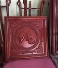 Hình ảnh: tranh phong thủy chữ ĐỨC gỗ hương đỏ