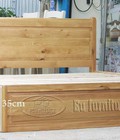 Hình ảnh: Giường ngủ gỗ sồi 2 ngăn kéo SWINDON-001 1m6, 1m8