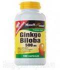 Hình ảnh: Viên Uống Bổ Não Ginkgo Biloba 500mg Hộp 180 Viên của Mỹ