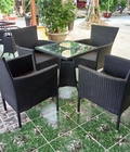 Hình ảnh: bộ ghế mây cafe thanh lý gấp như hình 