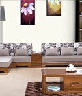 Hình ảnh: Sofa góc gỗ tự nhiên SFG018
