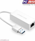 Hình ảnh: Cáp chuyển USB 3.0 to Lan hỗ trợ 10/100/1000 Mbps chính hãng Ugreen