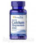 Hình ảnh: Viên uống Calcium Magnesium Zinc Puritans Pride 100 Viên Của Mỹ
