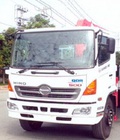 Hình ảnh: Xe hino fg8jpsl gắn cẩu unic 340 thùng dài 8.1m