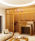 Hình ảnh: Vách ngăn phòng thờ sang trọng