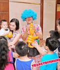 Hình ảnh: Chú hề tạo hình bong bóng nghệ thuật tiệc sinh nhật