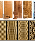 Hình ảnh: Vách ngăn CNC trang trí phòng thờ