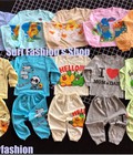 Hình ảnh: Áo quần sơ sinh chất liệu cotton.