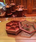 Hình ảnh: hộp đựng bánh mứt kẹo  gỗ hương