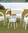 Hình ảnh: bàn ghế gỗ xếp chân sắt giá hạt dẻ chất lượng 
