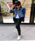 Hình ảnh: Áo khoác jeans tua rua Mã: AO2931