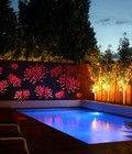Hình ảnh: Tấm panel trang trí sân vườn 