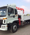 Hình ảnh: Xe tải cẩu Thaco Auman C160 gắn cẩu U343 tải trọng 8,4 tấn.