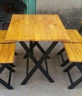 Hình ảnh: bàn ghế gỗ chân xếp quán nhậu giá rẻ